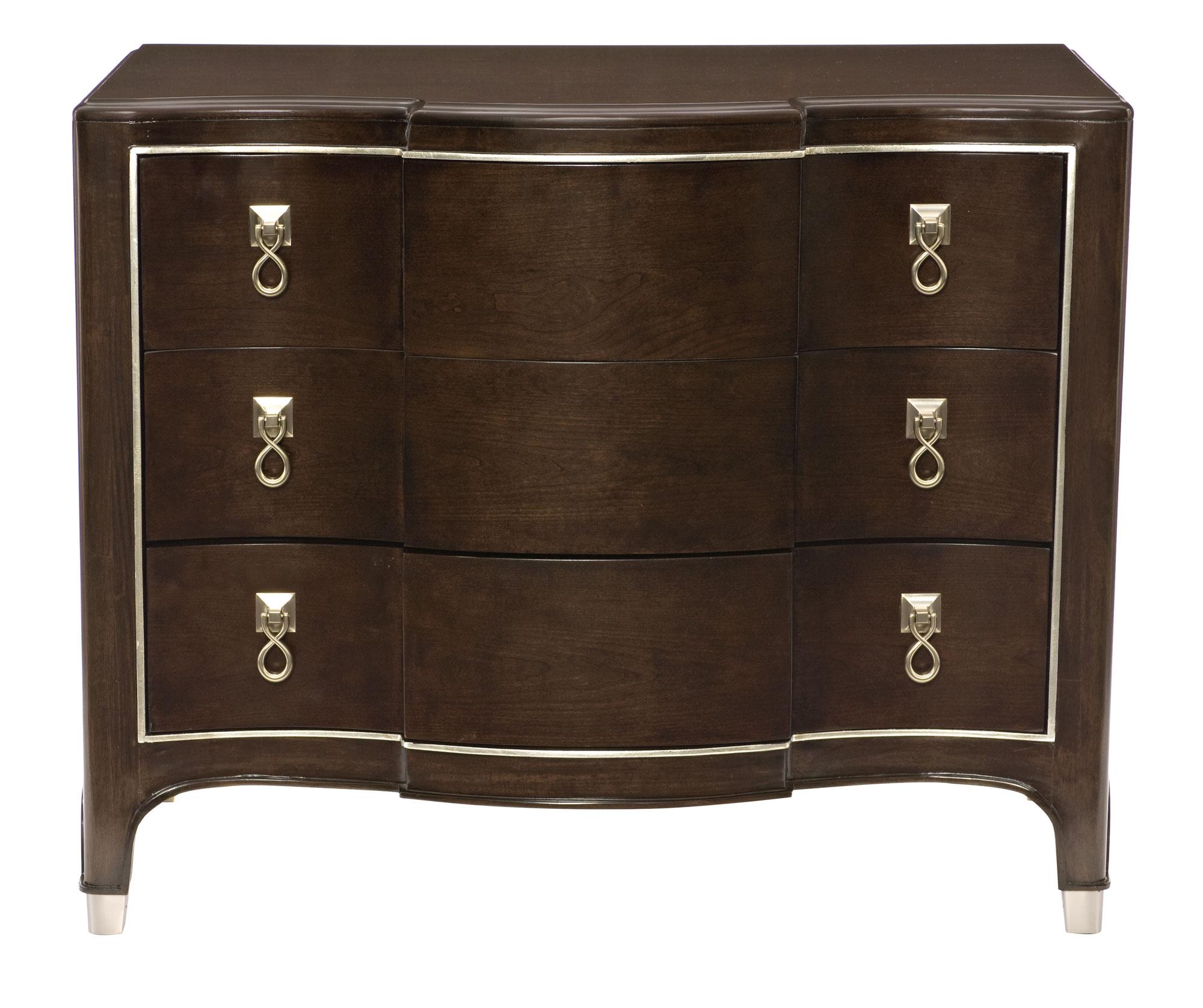 Bernhardt Miramont Nightstand with Ring Pull Hardware Belfort